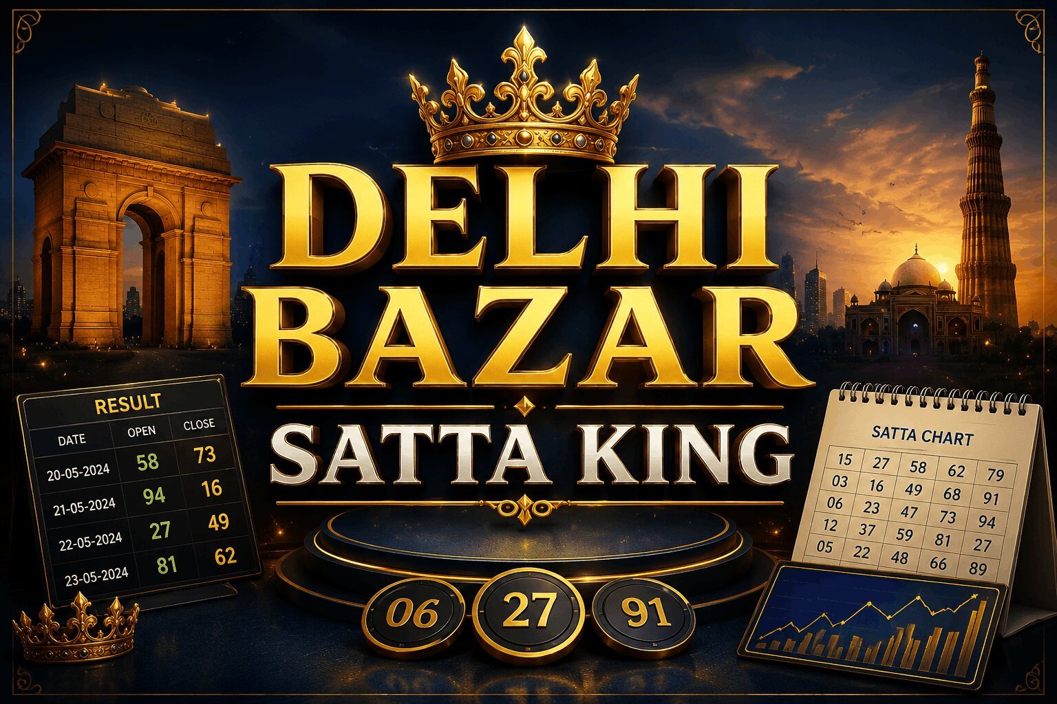 Delhi Bazar Satta King 2026: Chart, Updates & Historical Information